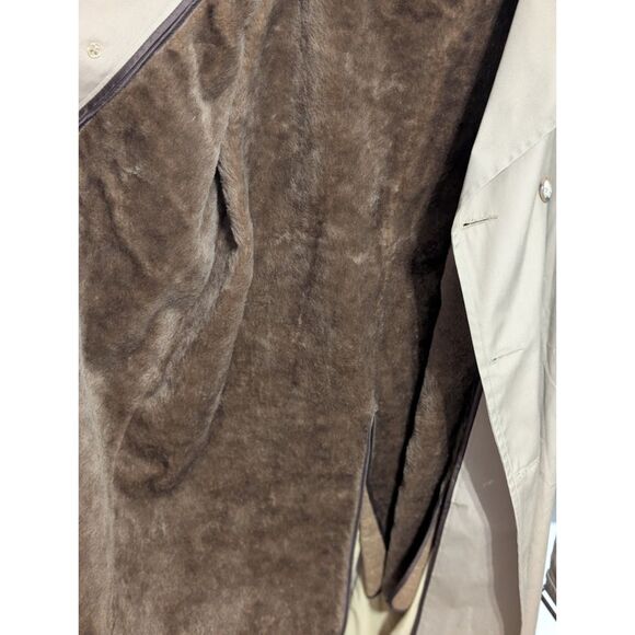 Vintage Clipper Mist All Weather Lined Trench Coat w/ Belt Men's Size 44 Long - Picture 13 of 15